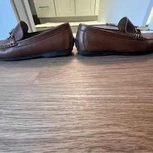 Peter Miller Bit Drivers.  Worn minimally.  British Tan, very comfortable. Peter Millar | Shoes | Peter Miller Bit Drivers Worn  main image 4